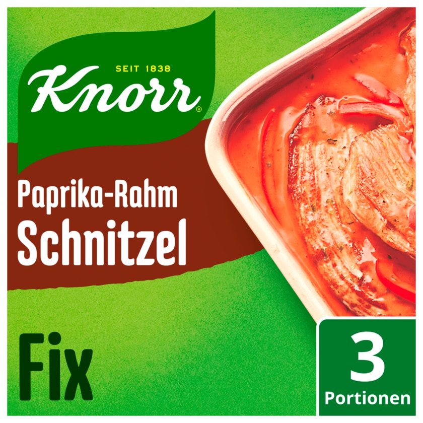 Knorr Fix Paprika-Rahm Schnitzel 3 Portionen